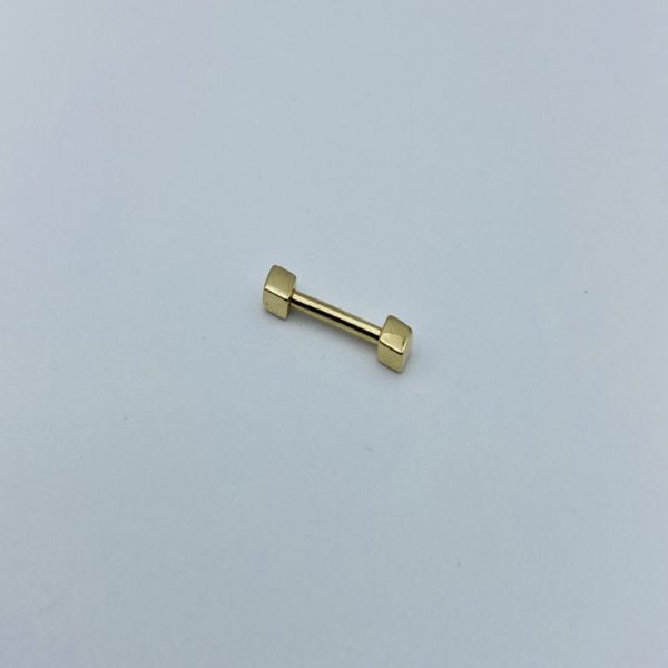 14 Ayar Altın Kaş Dil Piercing PRC103 | Gold Piedra