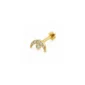 Ay Modeli Altın Tragus Piercing