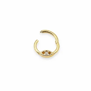 Halka Göz Modeli Altın Helix Piercing