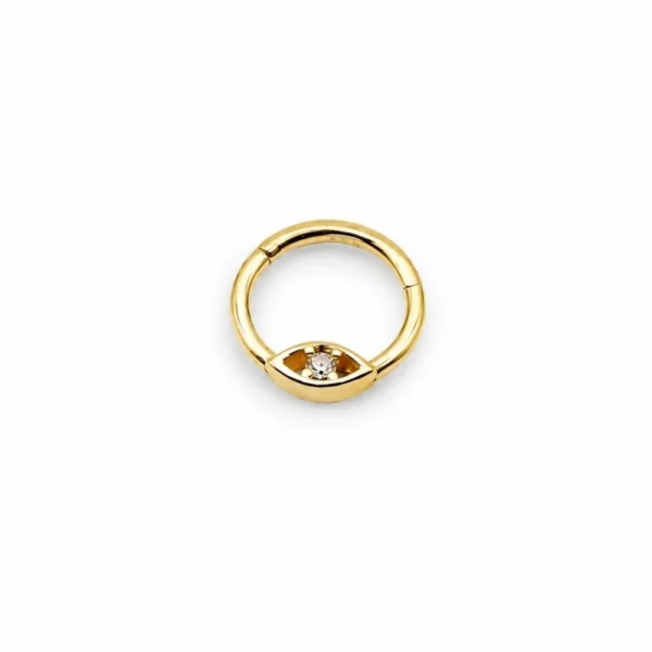 Halka Göz Modeli Altın Helix Piercing Halka Göz Modeli Altın Helix Piercing