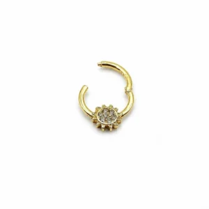 Halka Güneş Modeli Helix Piercing