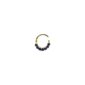 Lacivert Taşlı Halka Altın Helix Piercing | TRG00043