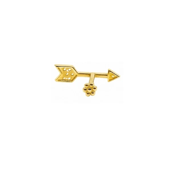 Ok Modeli 14 Ayar Altın Tragus Ok Modeli 14 Ayar Altın Tragus
