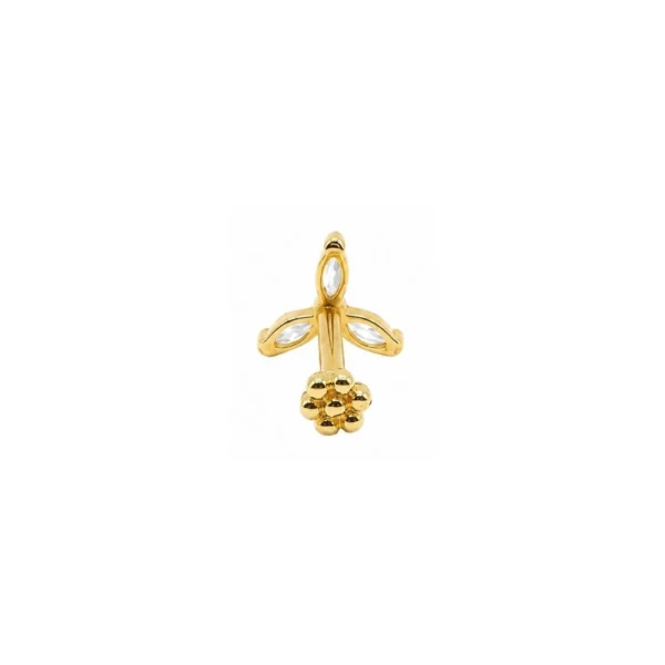 Rüzgar Gülü Modeli Altın Tragus Piercing Rüzgar Gülü Modeli Altın Tragus Piercing