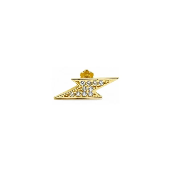 Şimşek Modeli 14 Ayar Altın Tragus Piercing