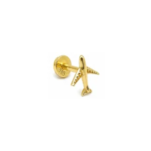 Uçak Modeli Altın Tragus Piercing
