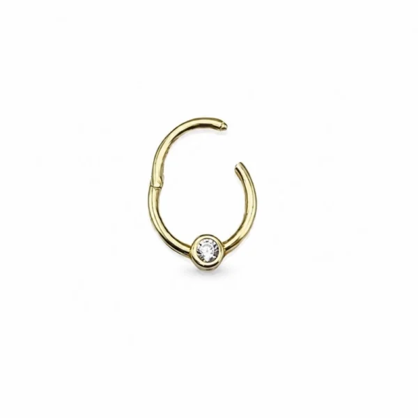 Halka Taşlı Helix Piercing Halka Taşlı Helix Piercing