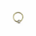 Halka Taşlı Helix Piercing