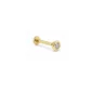 Klasik Tektaş 14 Ayar Altın Tragus Piercing