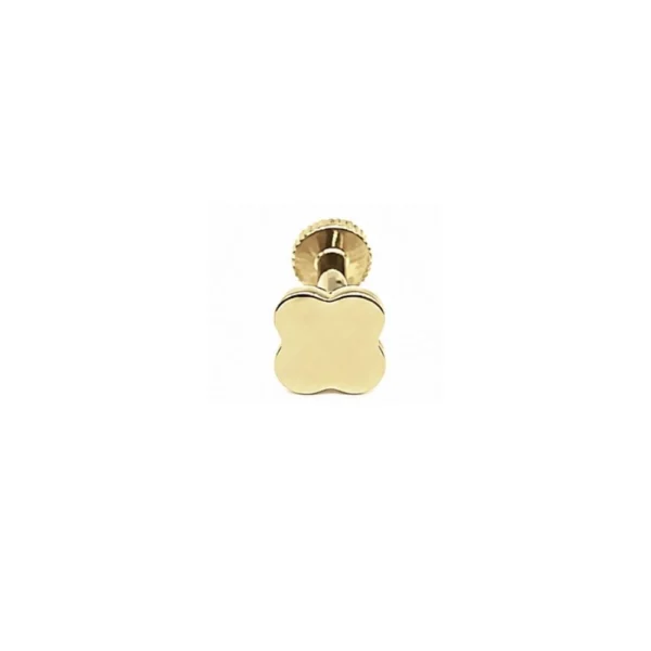 Papatya Modeli 14 Ayar Altın Tragus Piercing