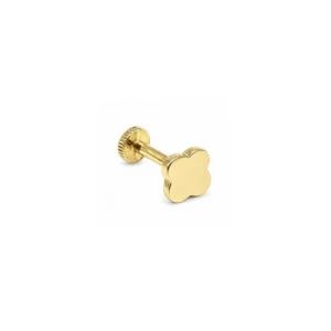Papatya Modeli 14 Ayar Altın Tragus Piercing