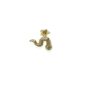 Yılan Model Altın Tragus Küpe | TRG00028