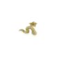 Yılan Model Altın Tragus Küpe | TRG00028