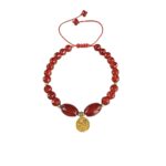 Altın Tuğra Charm Akik Taşı Bileklik | 25BL43