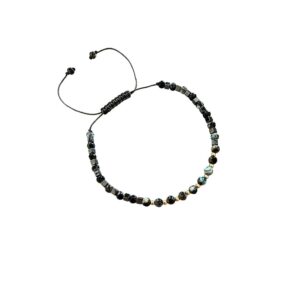Hematit Taşı Altın Bileklik | 25BL225