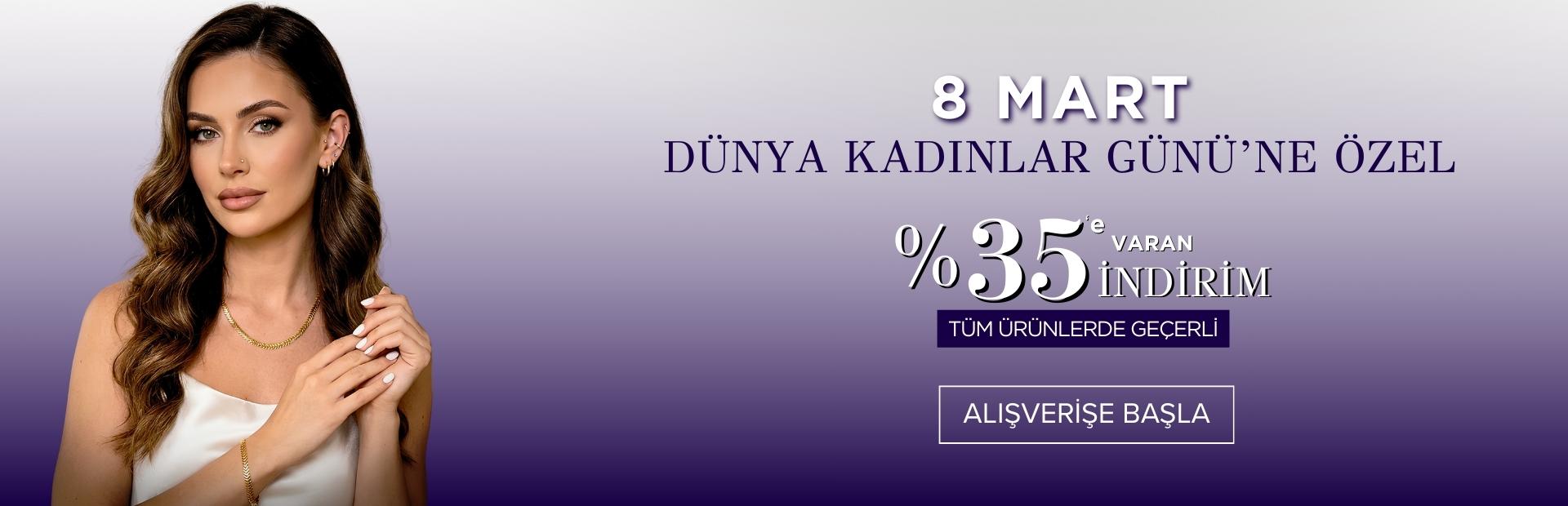 8 Mart Dünya Kadınlar Günü Hediyeleri | Gold Piedra