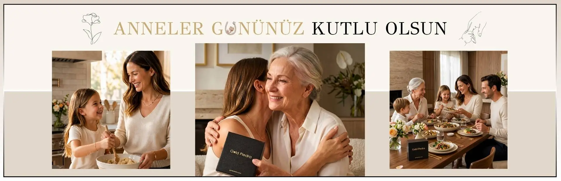 Anneler Günü Hediyesi | Altın Takı Modelleri | Gold Piedra