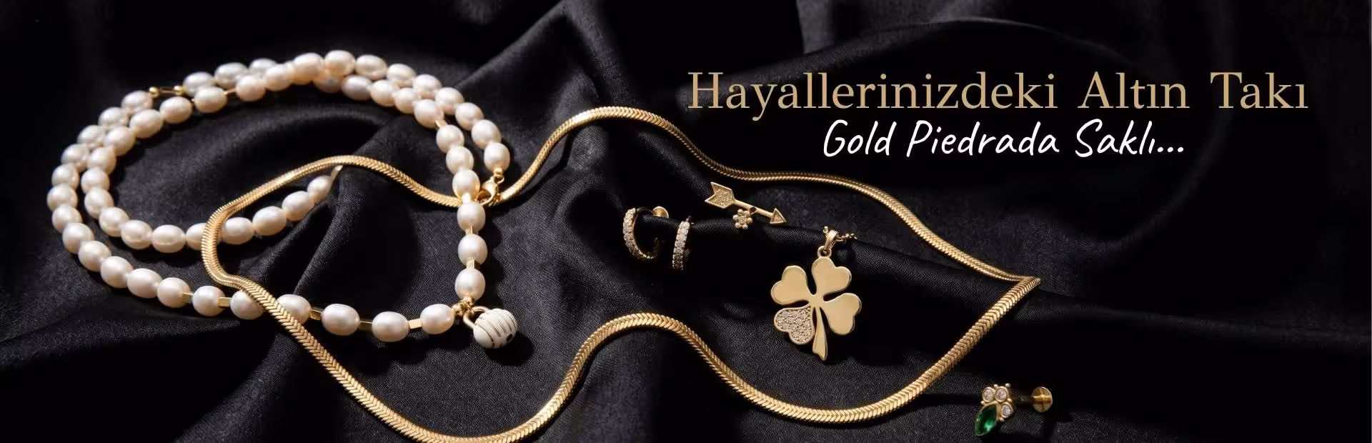 Gold Piedra Altın Takı Mottosunu Yansıtan Şık Koleksiyon Görseli