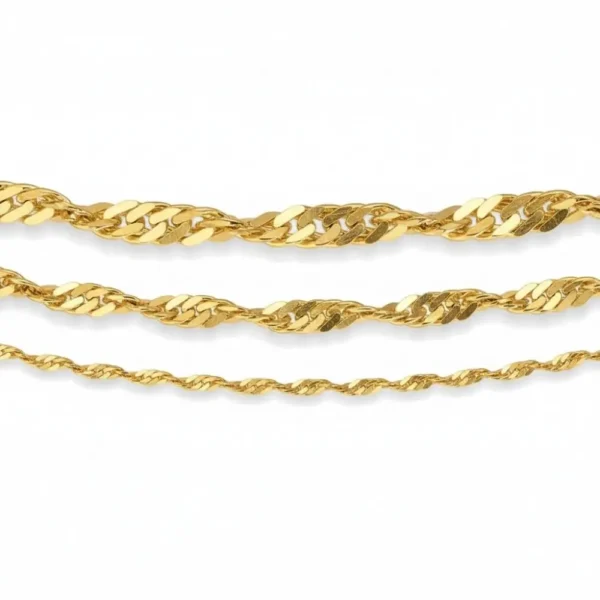 Twist Burma Altın Zincir Kolye Twist Burma Altın Zincir Kolye