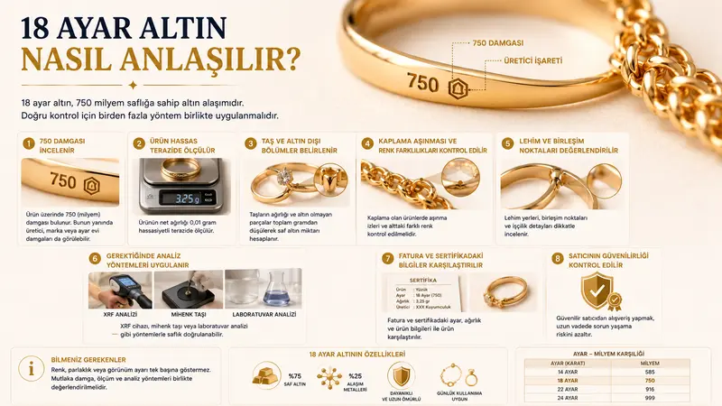 18 ayar altın nasıl anlaşılır?