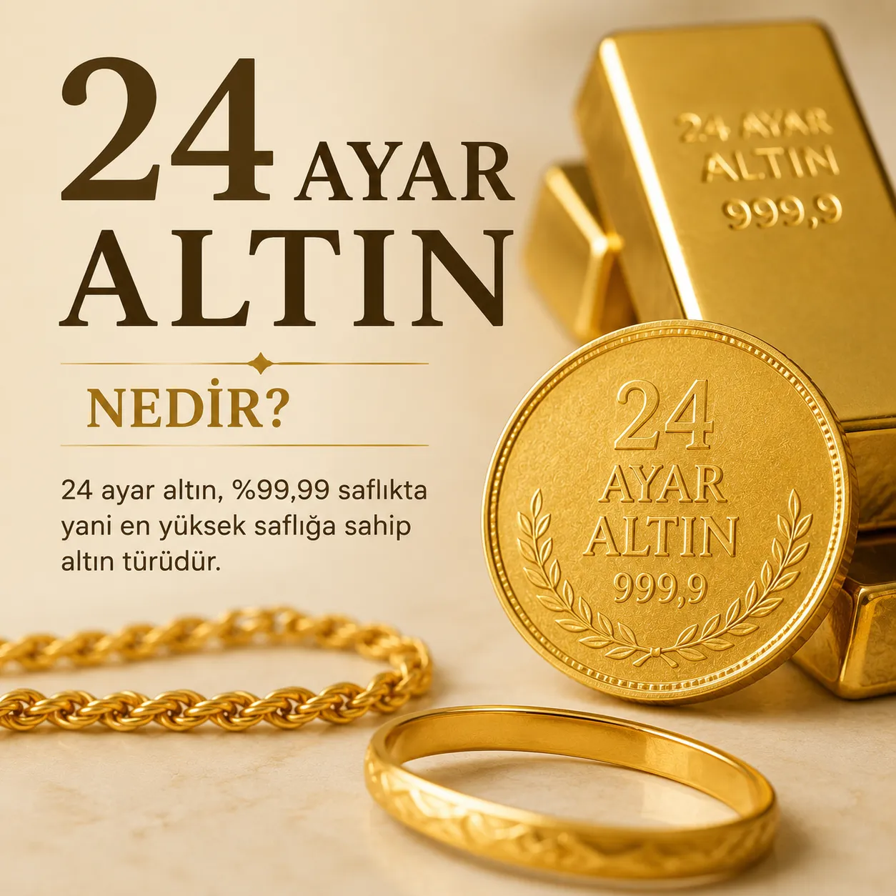 24 Ayar Altın Nedir?