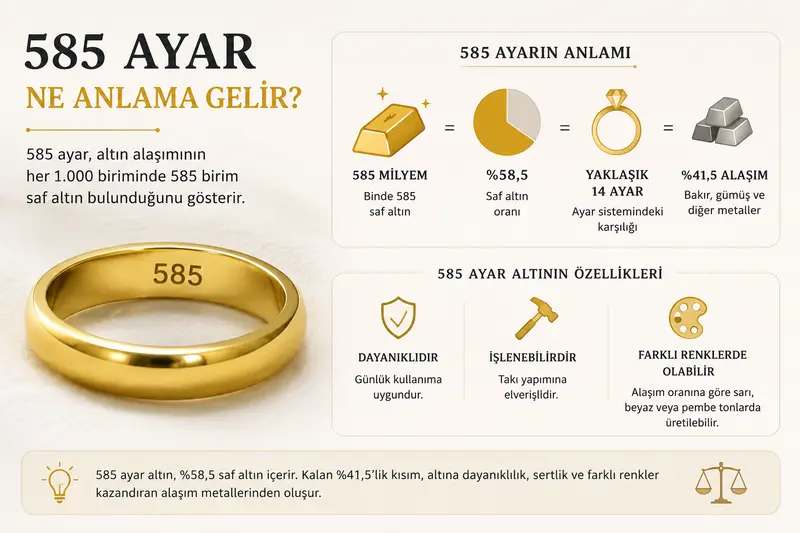 585 ayar ne anlama gelir?