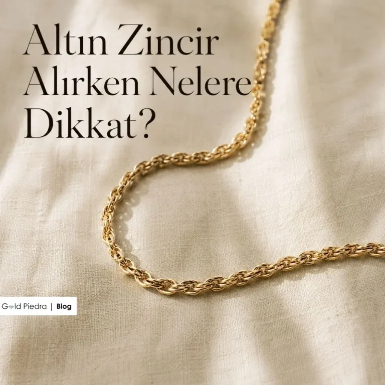 Altın Zincir Alırken Nelere Dikkat Edilmeli?