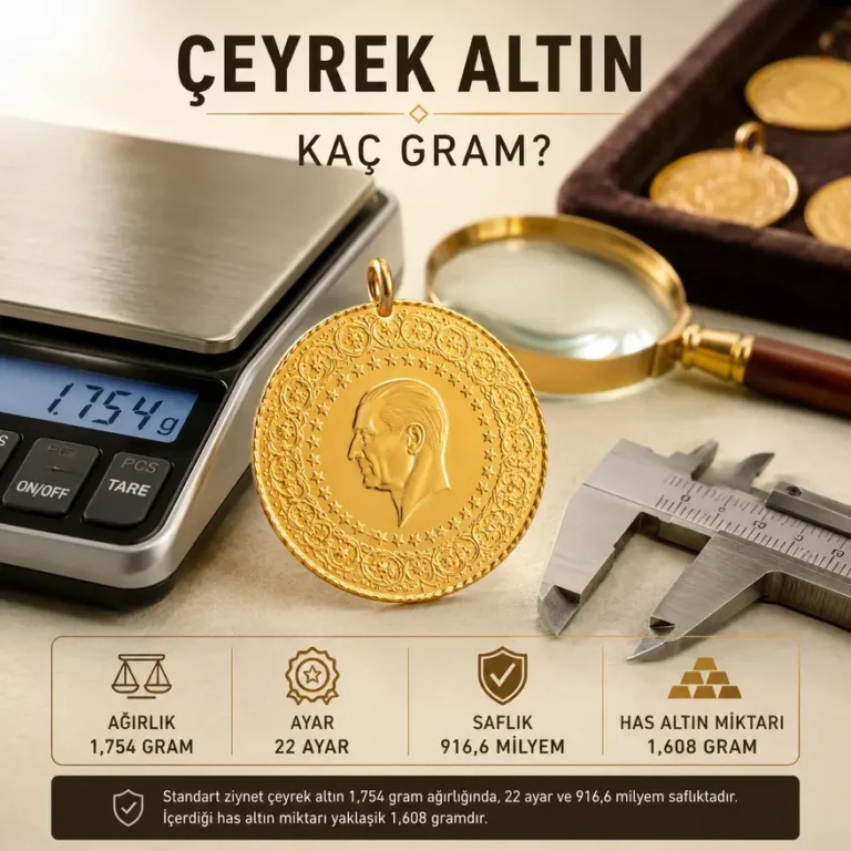 Çeyrek Altın Kaç Gram