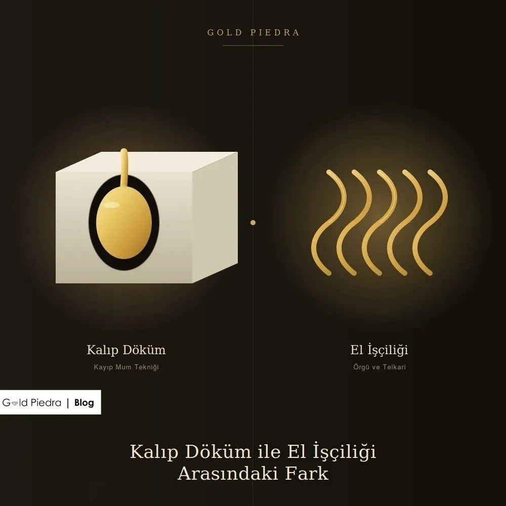 Kuyumculukta kalıp döküm ve el işçiliği tekniklerinin karşılaştırması