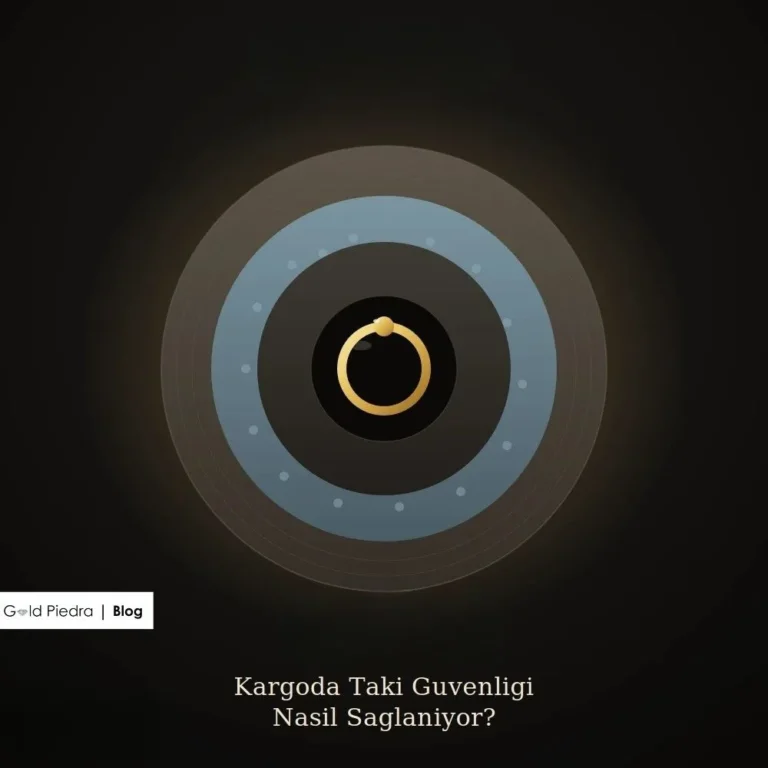 Altın mücevher kargosunda katmanlı koruma sistemi kesiti