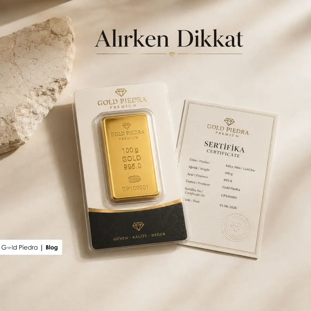 Külçe Altın Alırken Dikkat Edilecekler