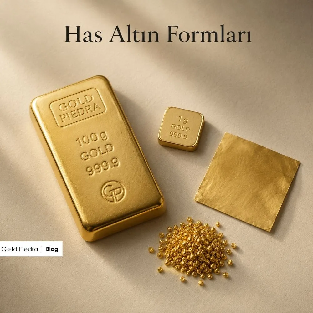 Külçe Altın İle Diğer Has Altın Formları