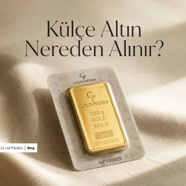 Külçe Altın Nereden Alınır?