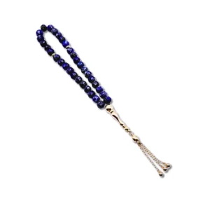 Küre Kesim Lapis Lazuli Altın Tesbih