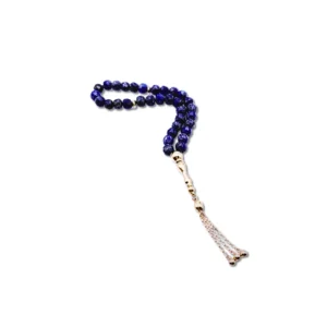 Küre Kesim Lapis Lazuli Altın Tesbih