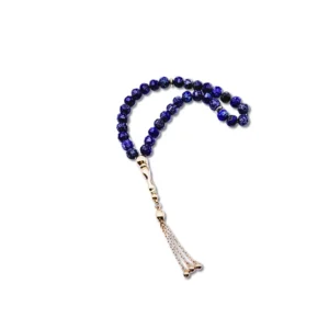 Küre Kesim Lapis Lazuli Altın Tesbih