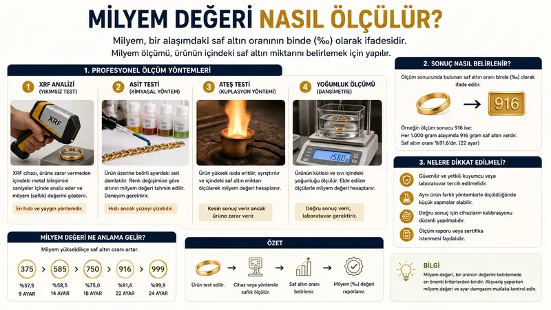 Milyem değeri nasıl ölçülür?