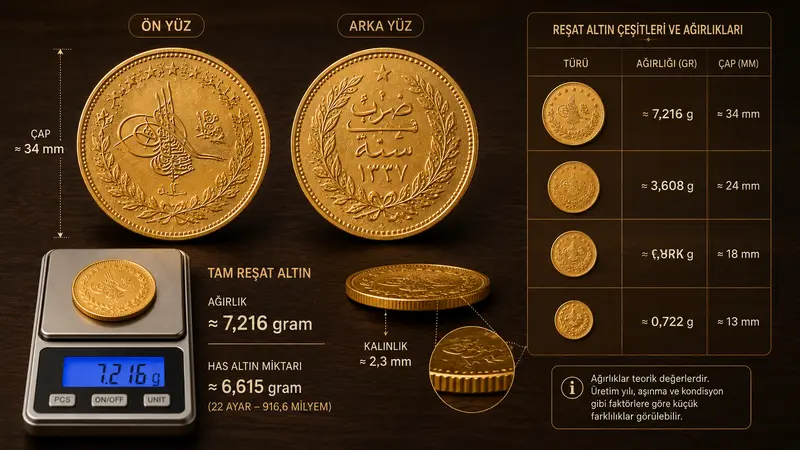 Reşat altın kaç gramdır?