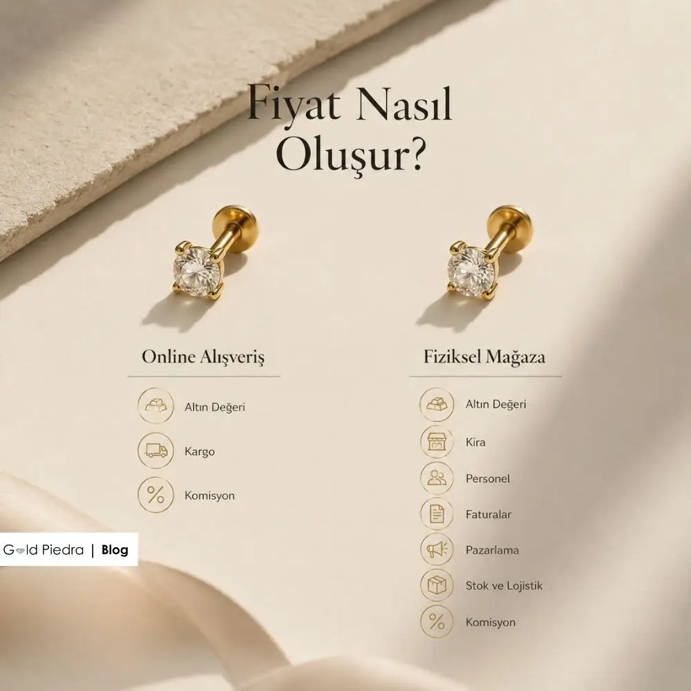 Online ve Fiziksel Kuyumcu Fiyatı Nasıl Oluşur?
