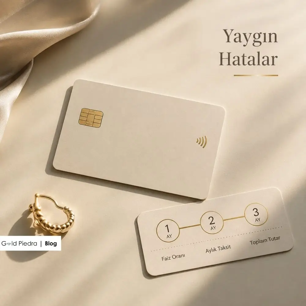 Taksitli Altın Alışverişinde Sık Yapılan Hatalar