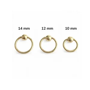 14 Ayar Altın Nipple Piercing Boy Seçenekleri
